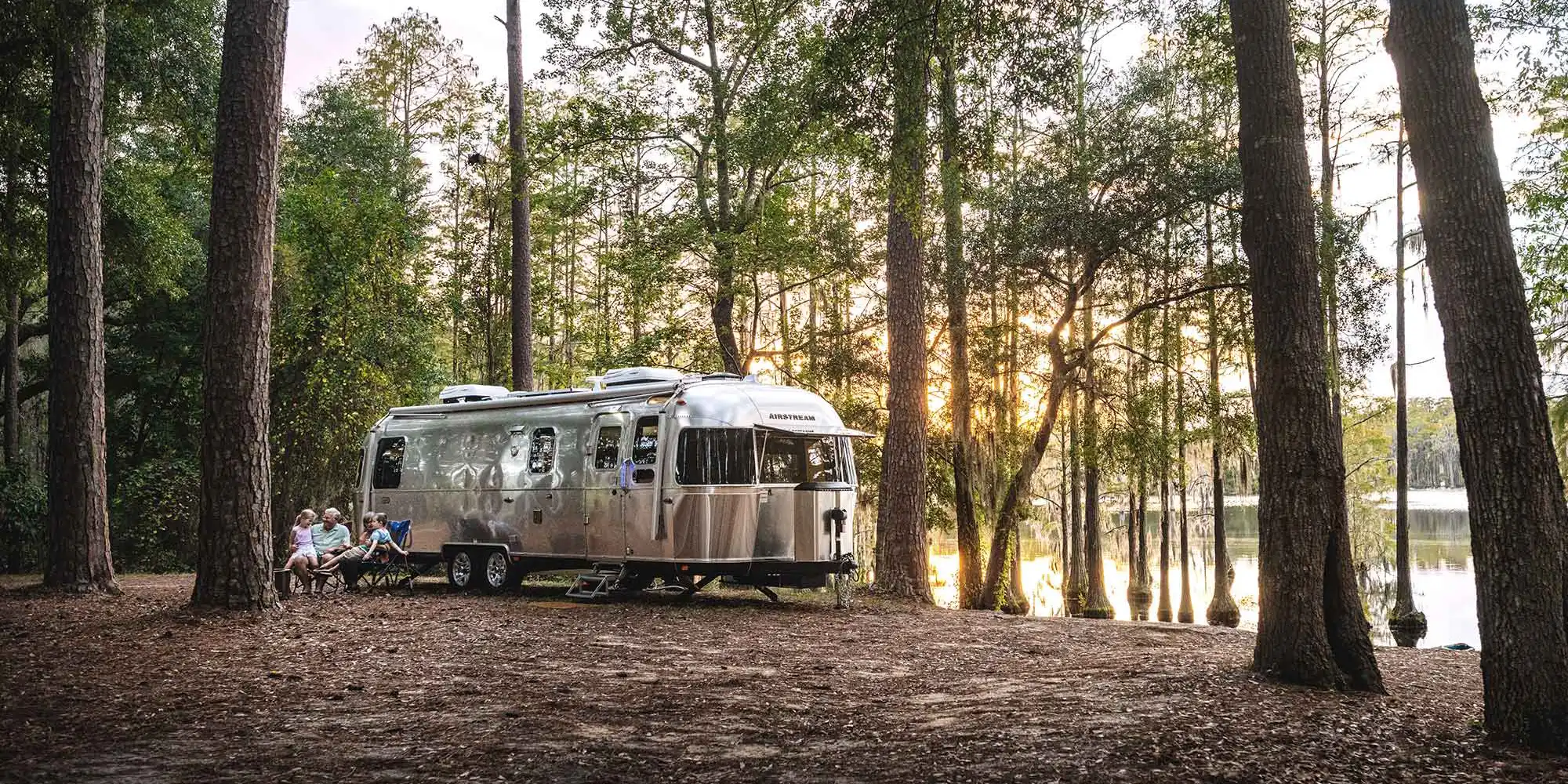 Airstream owners gathered at a rally
